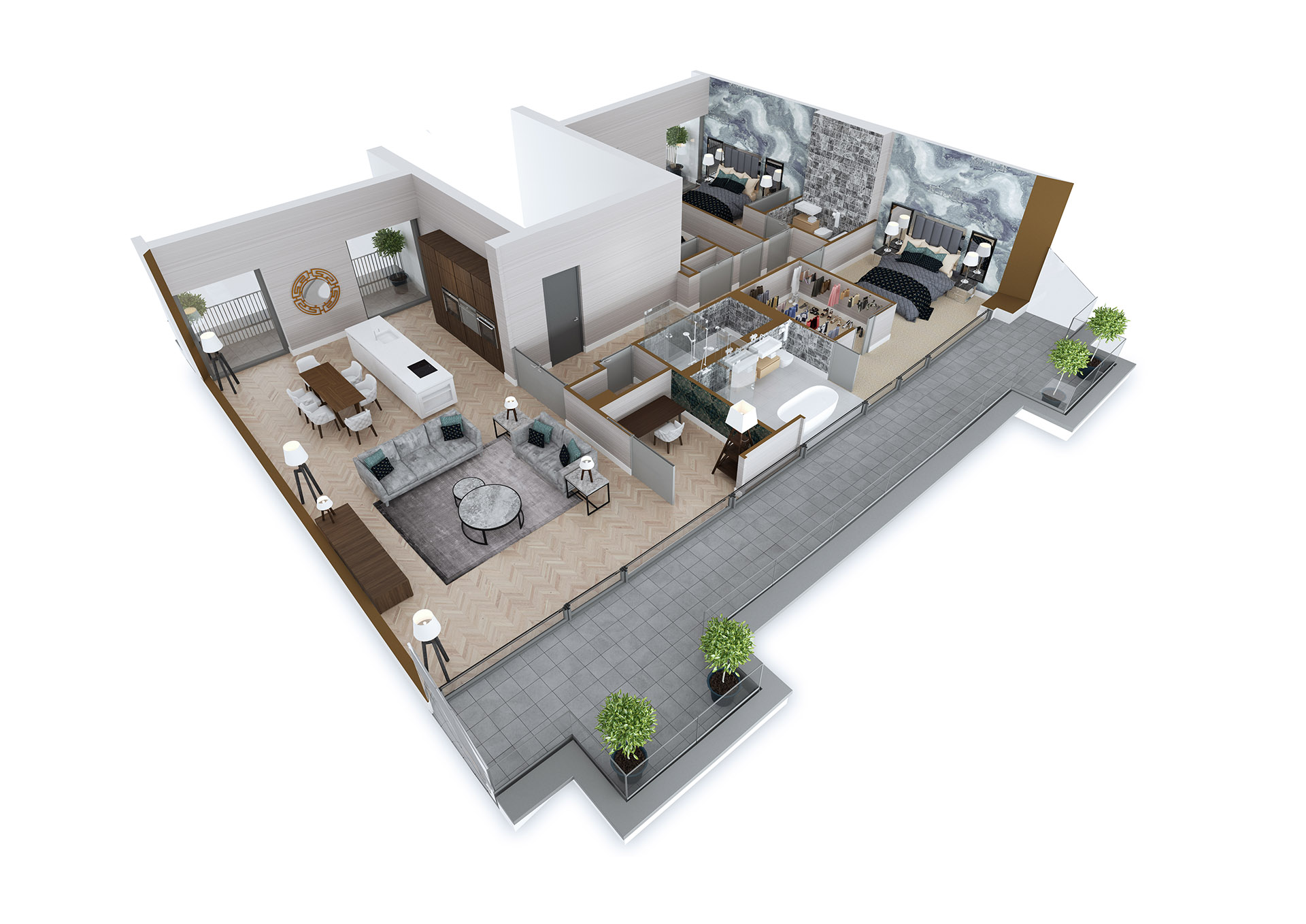 Luxury apartments Park Quadrant Residences